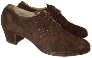 Original WW2 CC41 Suede Shoes
